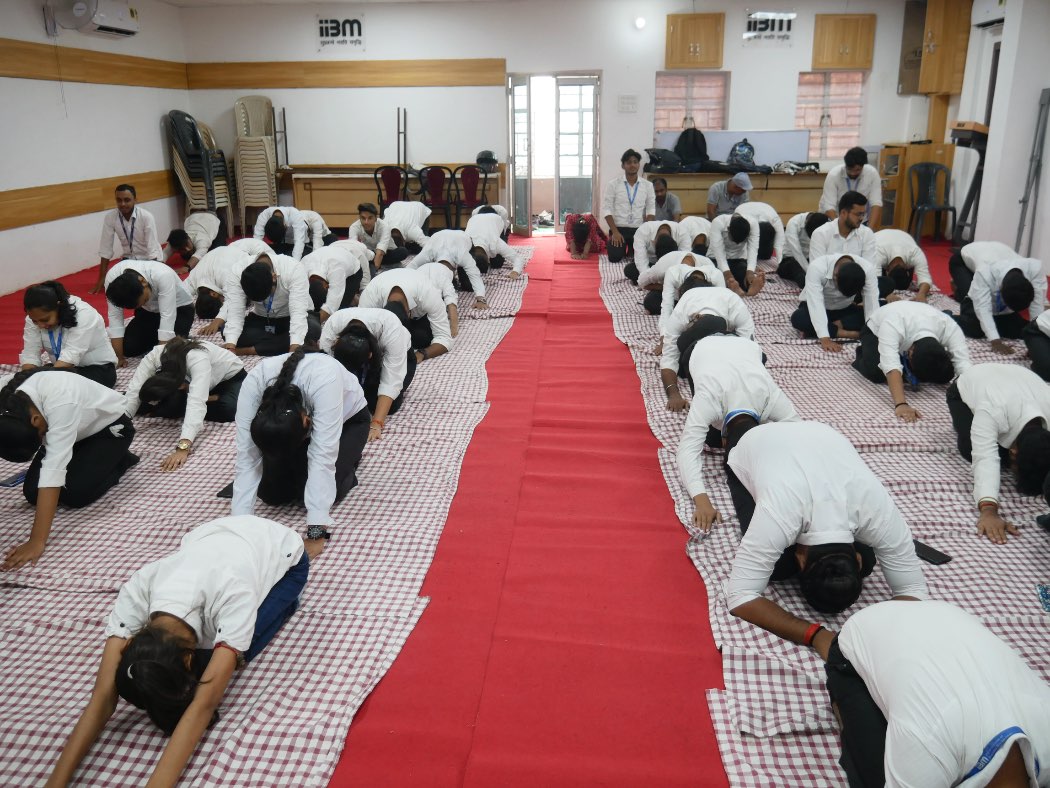 World Yoga Day 2024 in IIBM Patna